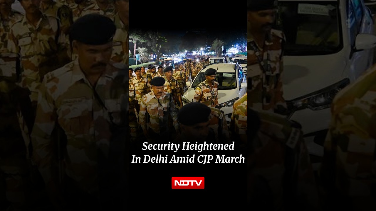 Security Tightened In Connaught Place Ahead Of CJP's Lehra Do Tiranga March