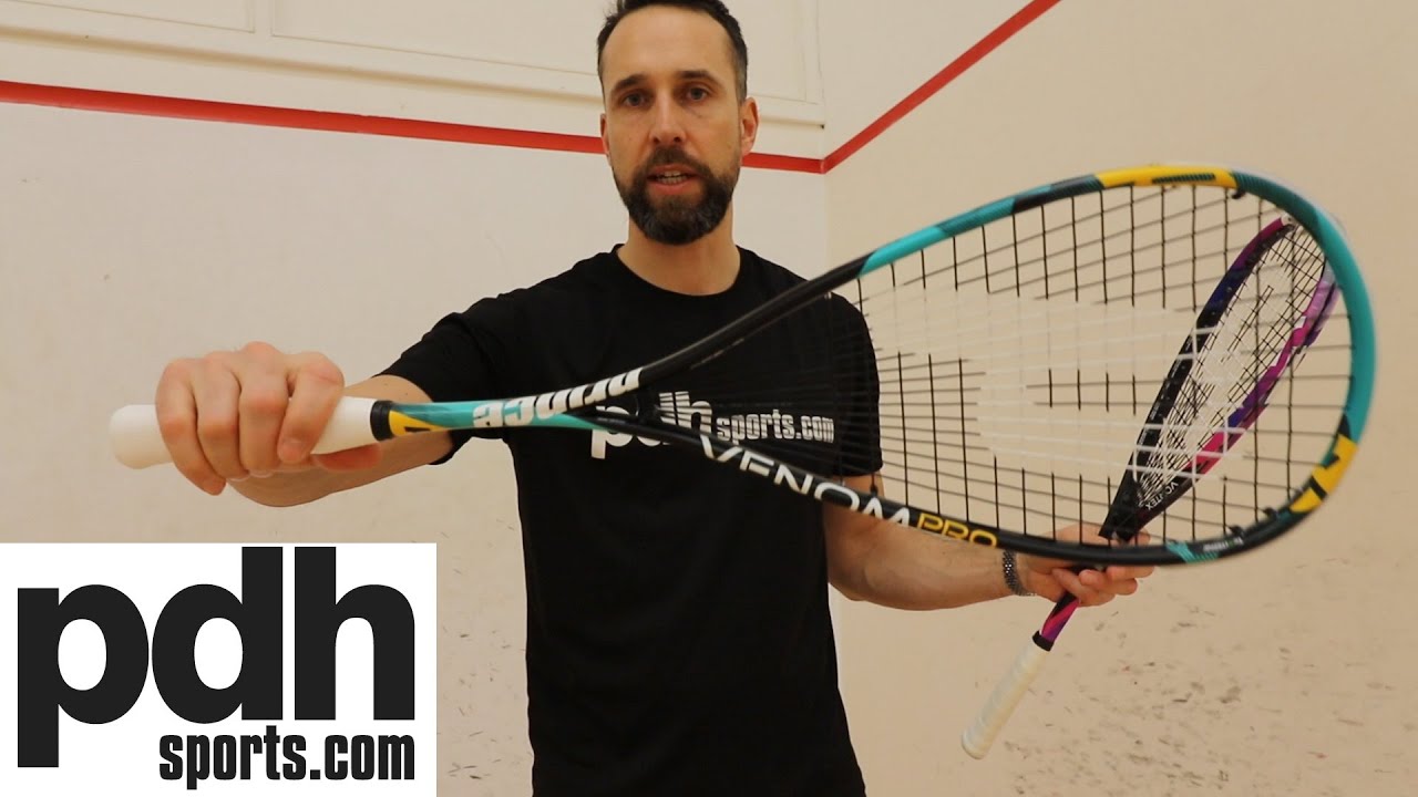 Prince Venom Pro and Vortex Pro Squash Rackets 2019 introduction by PDHSports.com