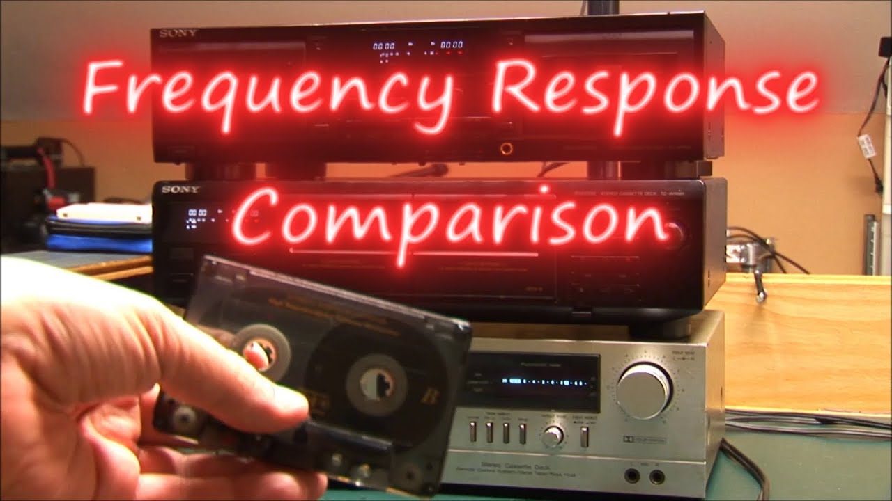 Cassette Deck Frequency Response Comparison - Sony TC-WR535, TC-WR661, Technics RS-M24