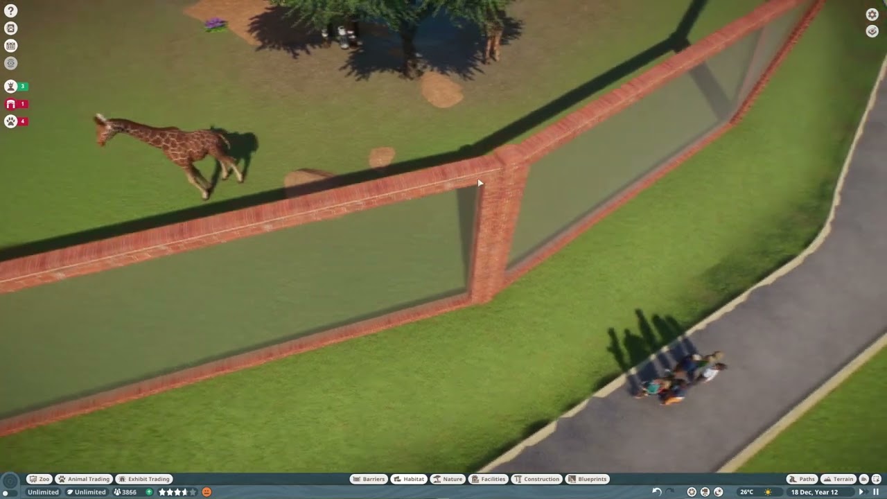 Giraffe Habitat Guide in Planet Zoo