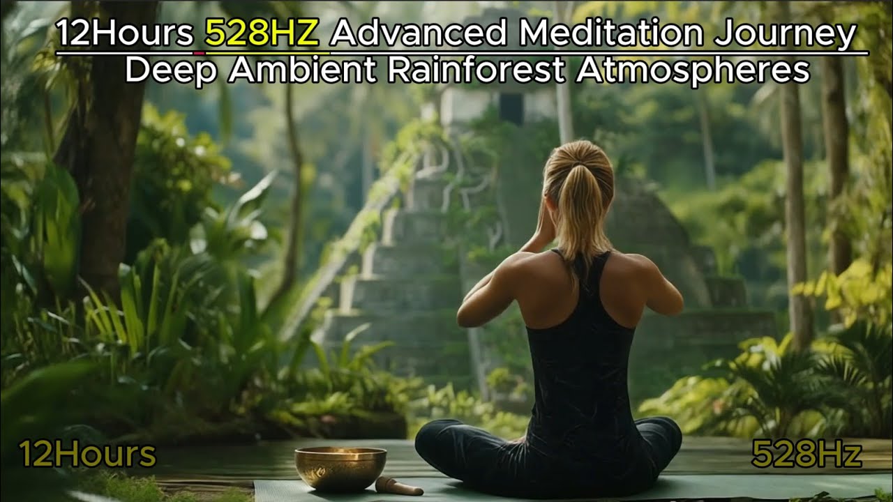 12 Hrs 528HZ Advanced Meditation Journey Piano #meditation #528hz #newmusic #piano