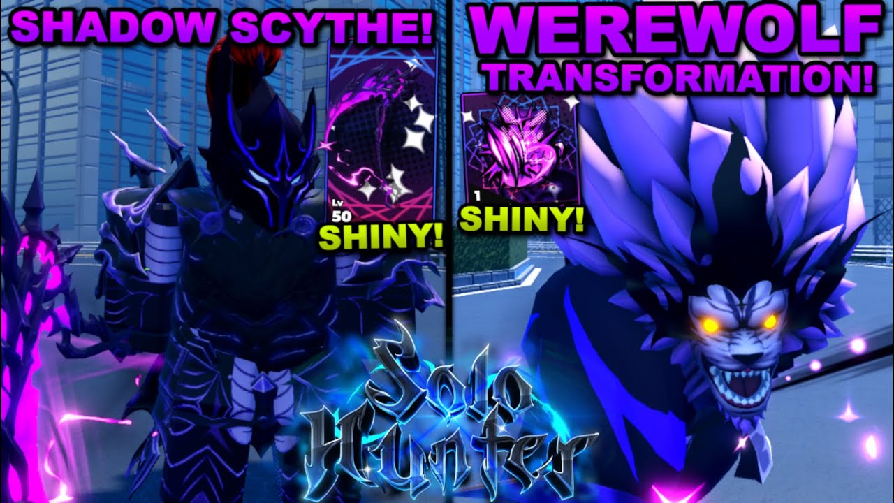 Getting The Strongest Mythic Attacks (Werewolf & Shadow Scythe) In Roblox Solo Hunters...