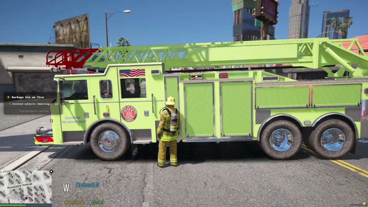 GTA 5 RP MLRP  day in life of fire