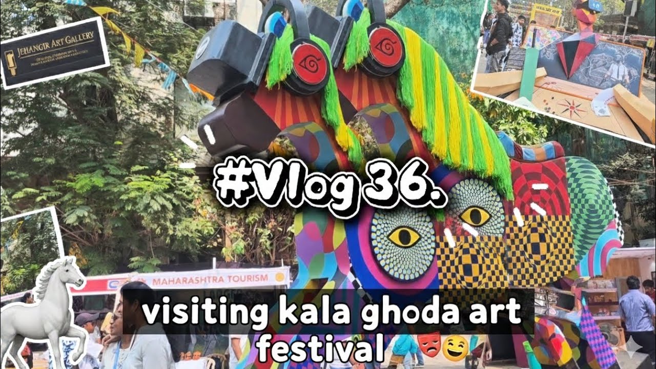 Visiting kala ghoda art festival 🎨🎭🎎#dailyvlog #mepaygavkar #viral 
