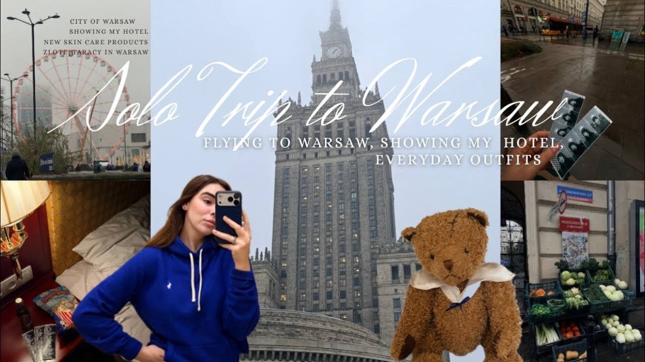 Solo Trip to Warsaw | Long Flight, Złote Tarasy, Hotel room & Photo Booth Prints