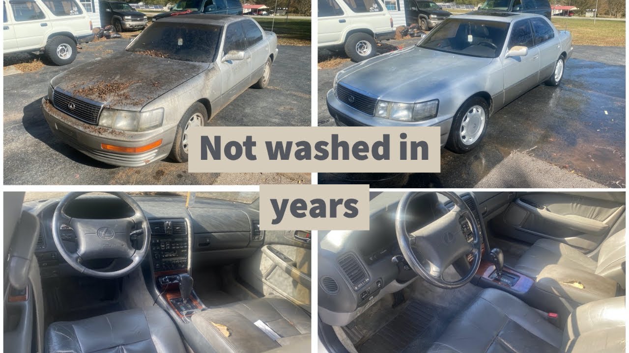 Detailing a Lexus that had been forgotten