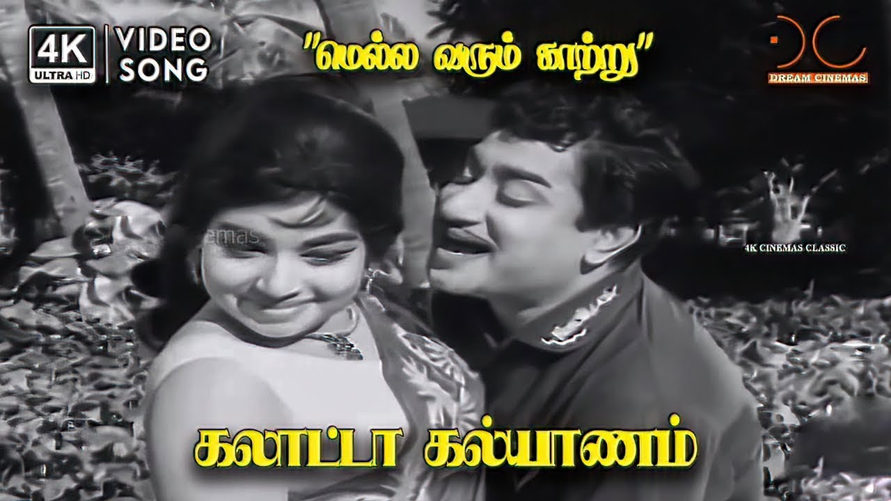 Mella Varum Kaatru - Galatta Kalyanam | Sivaji Ganesan, Jayalalithaa | TM Soundararajan, P Susheela