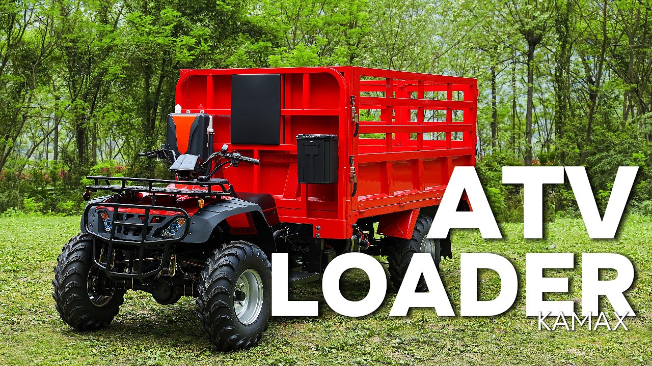 W4 4x4 All-Terrain Loader | Heavy-Duty Transport for Farms, Forests, and Worksites #kamax #atv #WD4