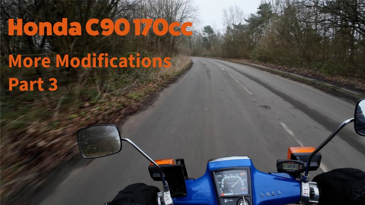 Honda C90 170cc Дополнительные модификации Часть 3