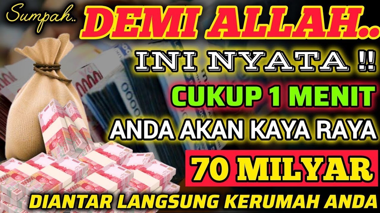 TERBUKTI.!‼️DZIKIR KEKAYAAN NABI SULAIMAN - DZIKIR PENARIK REZEKI MUSTAJAB🤲 DOA PEMBUKA PINTU REZEKI