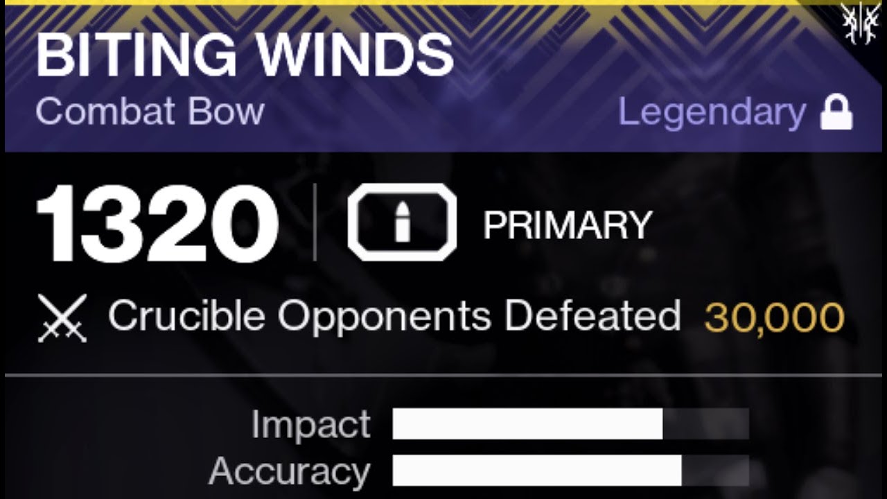 Biting Winds - Road to 30k Kills (w/ bow 7th column)