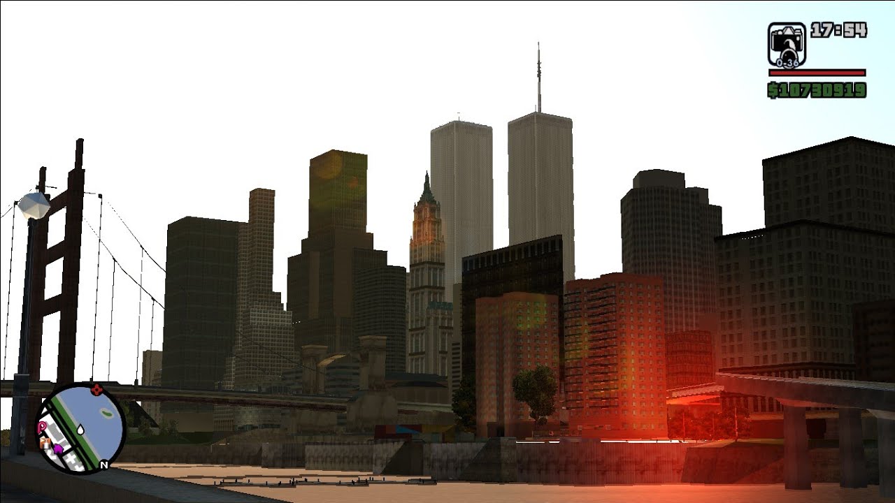 Twin Towers MOD for GTA SA Mixed, GTA United