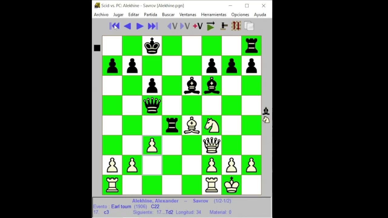 Alekhine  --  Savrov