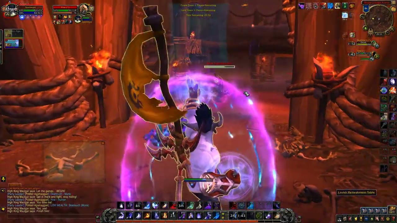 2v2 Arcane Mage vs WW Monk and Survival Hunter