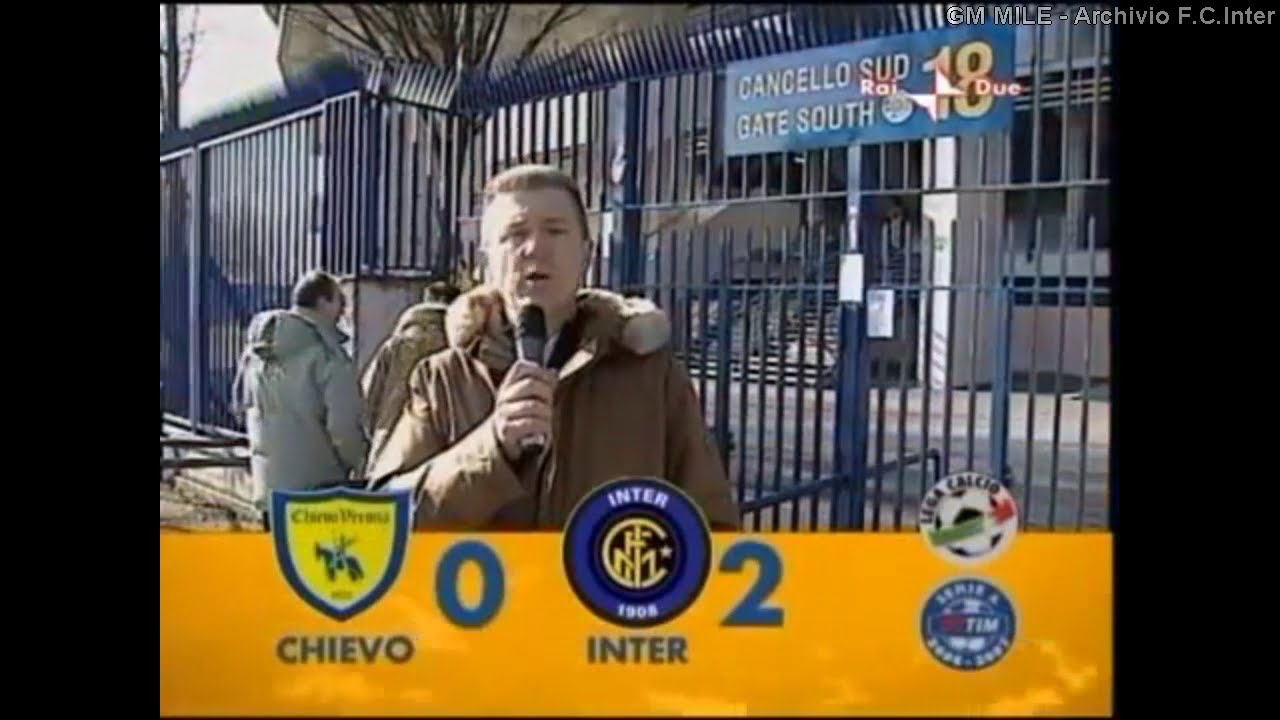 2006-07 (23^ - 11-02-2007) Chievo-INTER 0-2 [Adriano,Crespo] Servizi D.S.Rai2