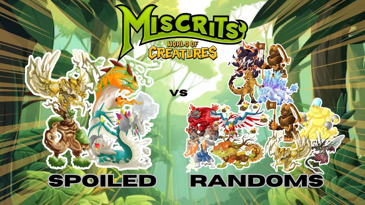 MISCRITS WORLD OF CREATURES - PLATINUM ARENA: Spoiled VS RANDOMS