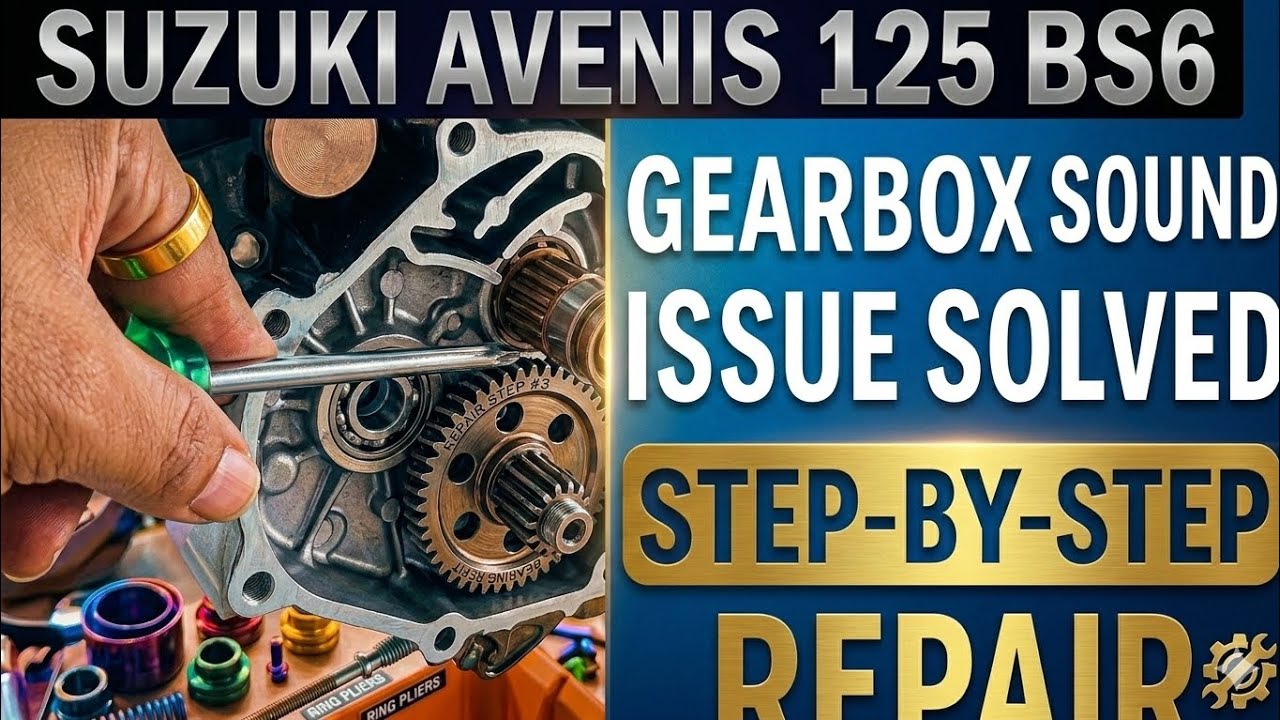 Suzuki Access/Bargman/Avenis125 BS6 Complete Gearbox fitting & Parts details 💯✅ So don't miss that 😊