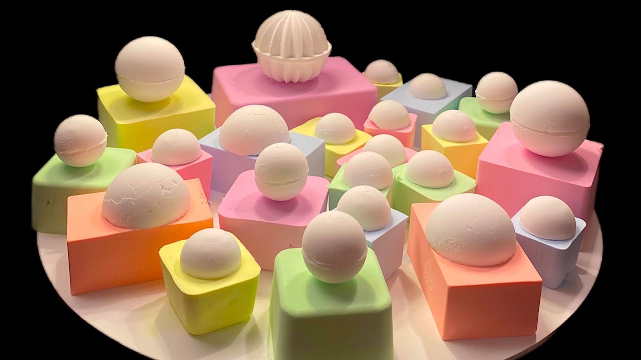 ASMR Pastel Balls and Cubes | No Talking | Visual Satisfaction