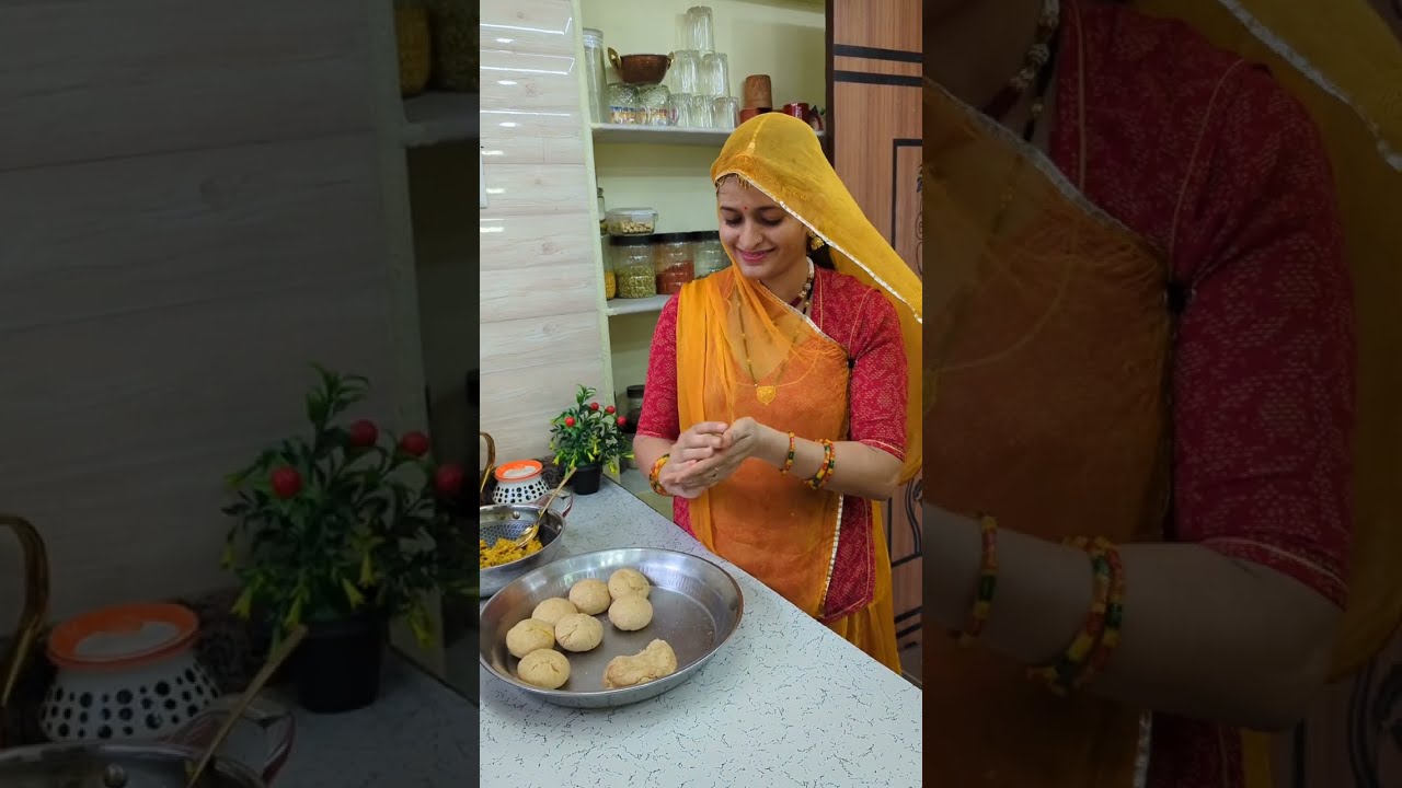 ठंडा ठंडा मौसम और मसाला बाटी #geetascooking