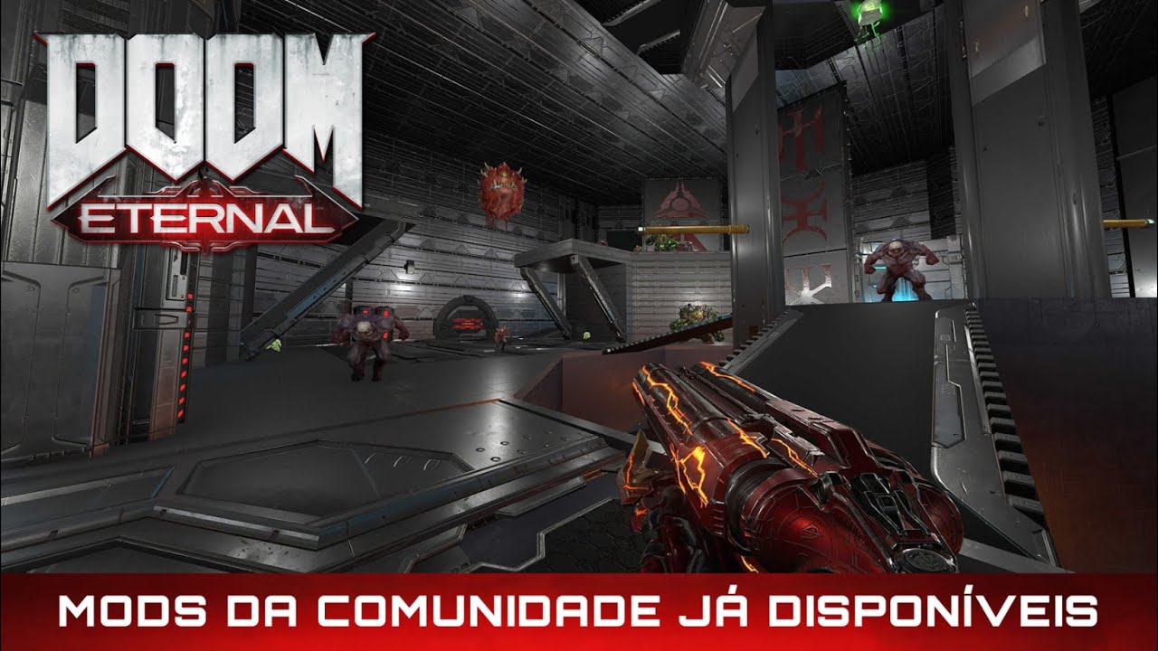 DOOM Eternal &ndash; Mods da Comunidade J&aacute; Dispon&iacute;veis (4K)
