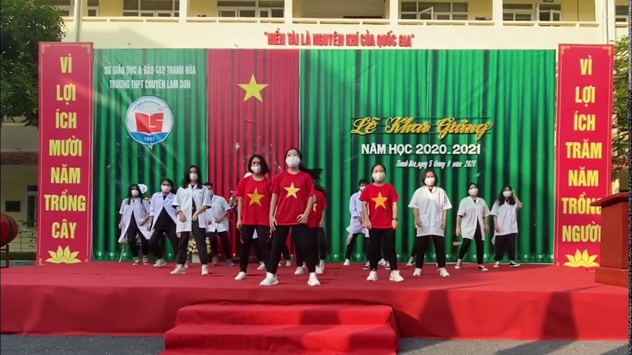 [ KHAI GIẢNG THPT CHUYÊN LAM SƠN ] VIỆT NAM ƠI (COVID) - RIVER || Lam Sơn Dance Club Choreography