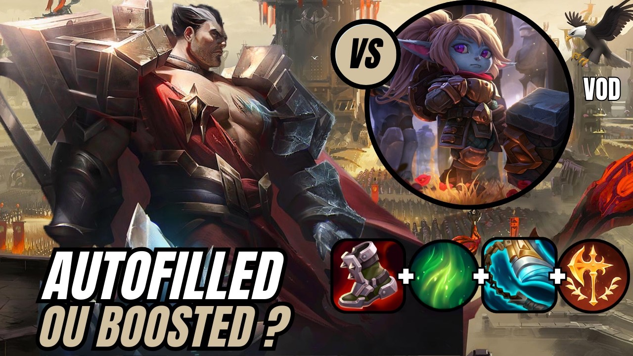 AUTOFILLED OU BOOSTED ?? - SoloQ Master - Darius vs Poppy