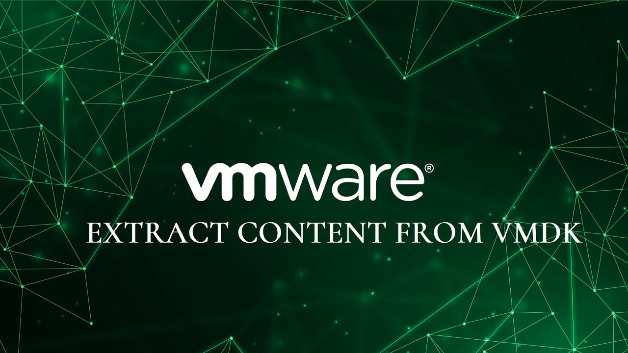 Как извлечь содержимое из виртуального диска VMware VMDK