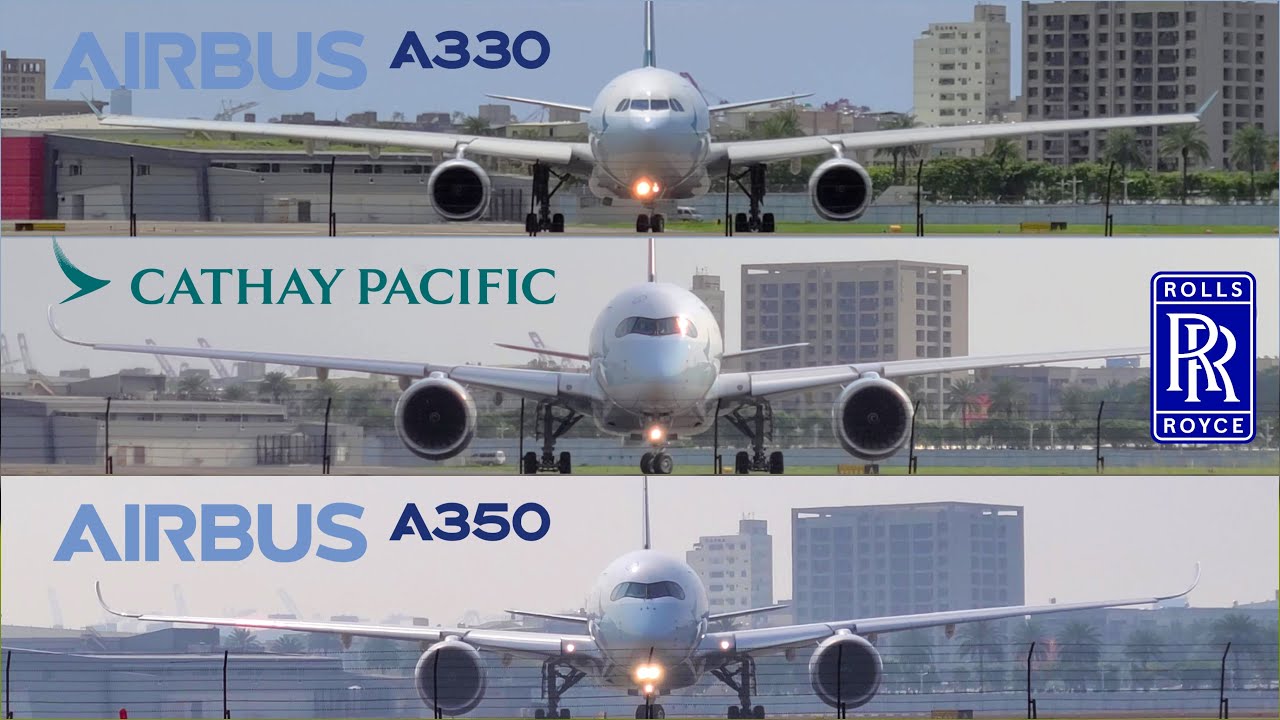 Cathay Pacific Airbus Wide-Body Aircraft Comparison!! A330-300 VS. A350-900 VS. A350-1000