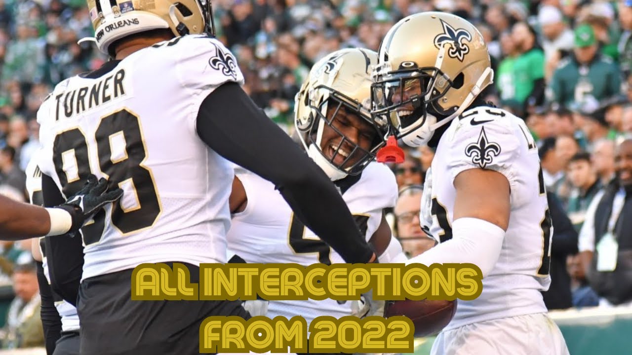 ALL Saints Interceptions of the 2022 Season!