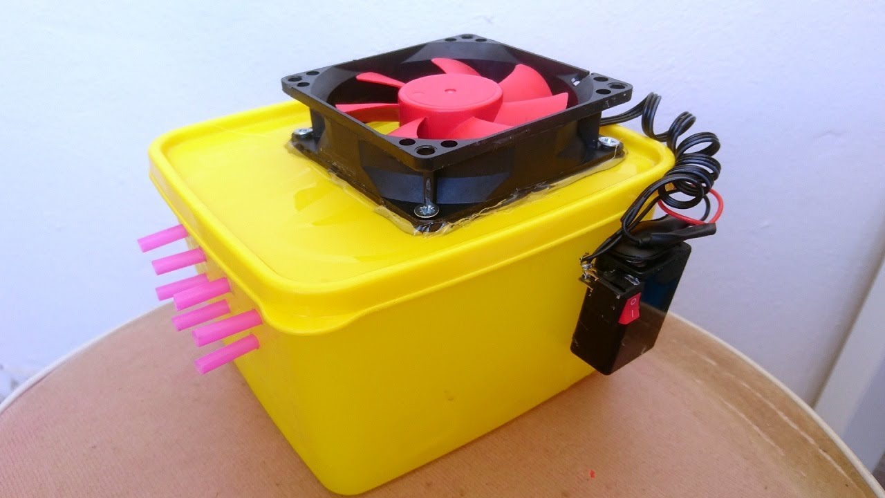 Evde Basit Klima Yapımı - How to Make Air Conditioner at Home