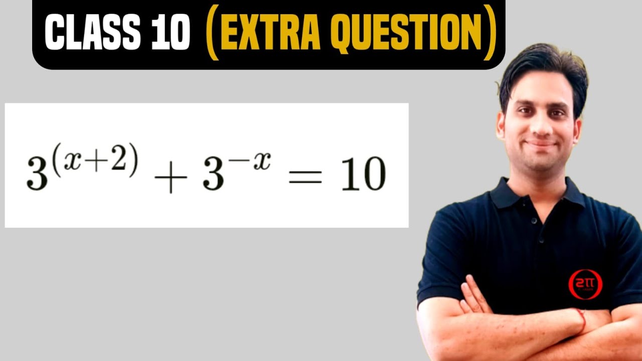 Solve for x : 3^(x+2) + 3^-x = 10