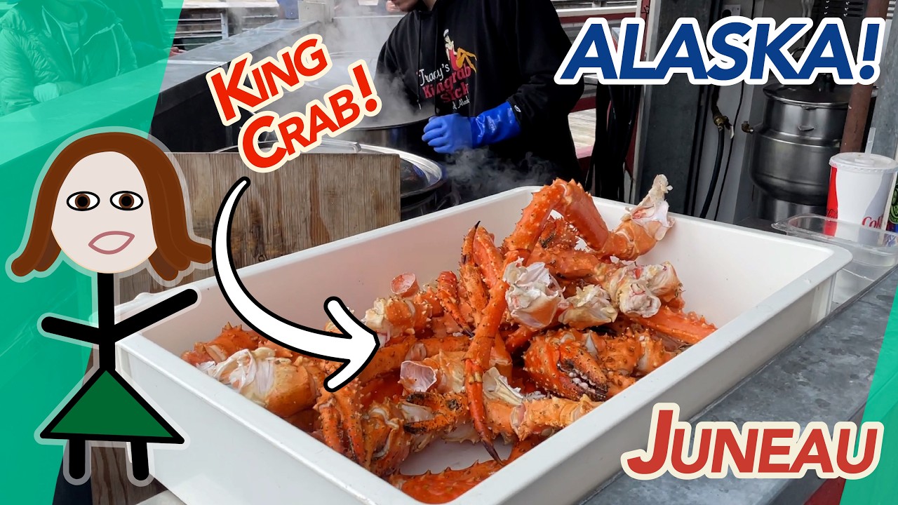What's awesome and easy to do in Juneau Alaska on a cruise?! - King Crab + Cable Car