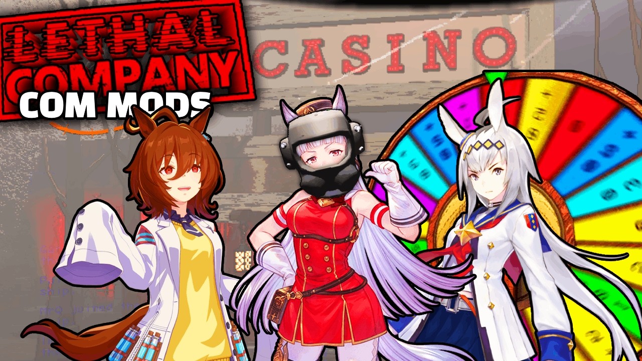 ENTRAMOS NO CASINO E PERDEMOS TODO O DINHEIRO | Lethal Company com Mods