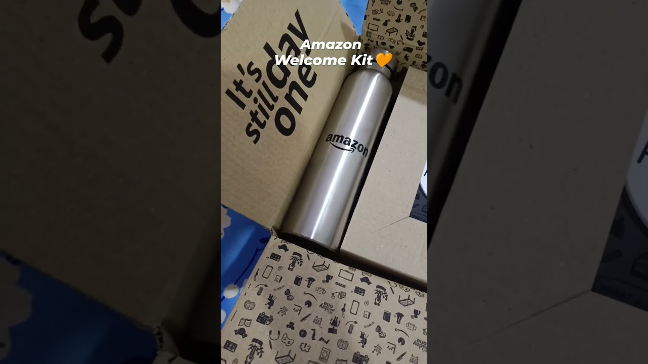 Amazon Welcome kit 🧡🧿#amazon#amazonjobs #amazonwelcomekit#corporatelife#trendingshorts #ytshorts