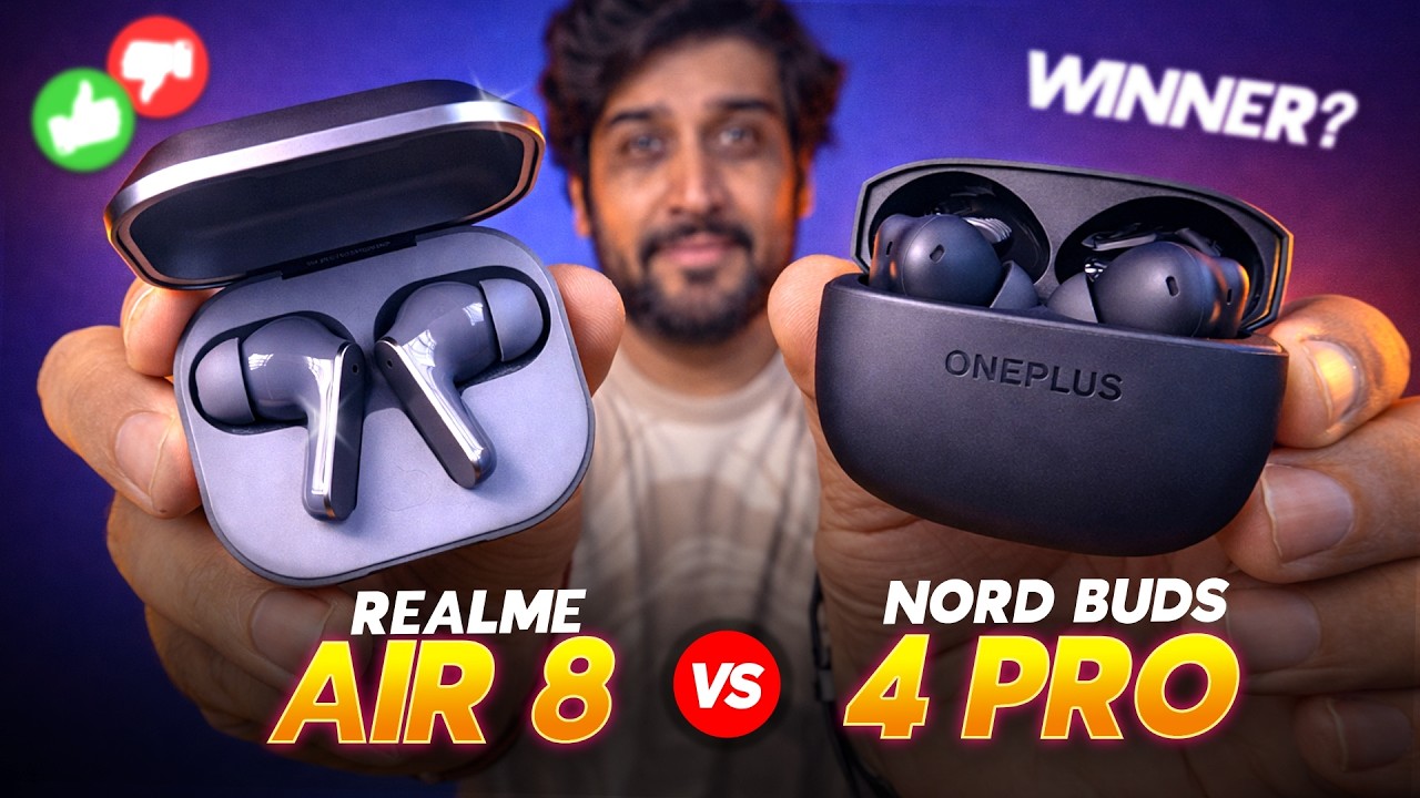 Best TWS Earbuds Under ₹4000? ⚡ OnePlus Nord Buds 4 Pro Vs Realme Buds Air 8 - Full Comparison