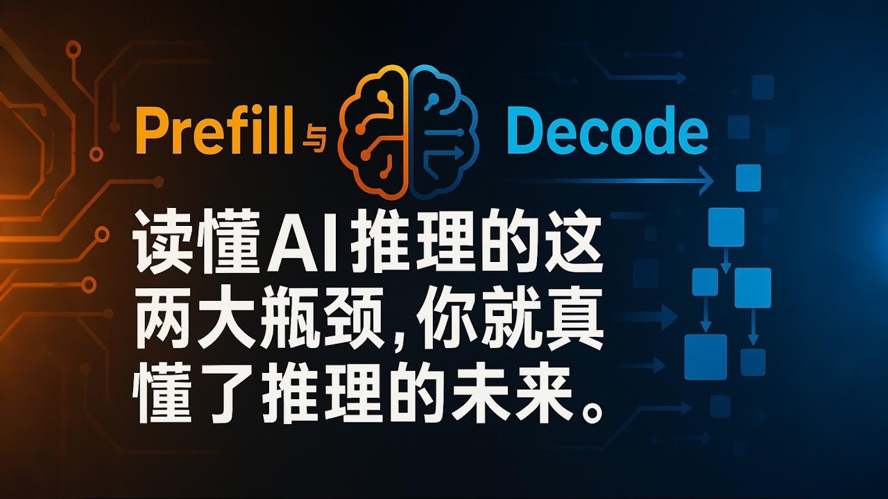 【硬核科普】Prefill与Decode：读懂AI推理的这两大瓶颈，你就真懂了推理的未来。
