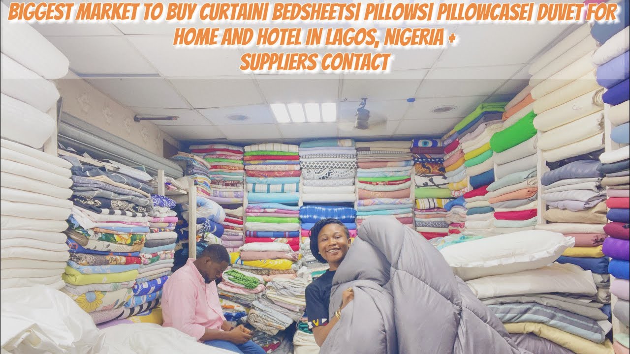 TEJUOSO MARKET: Curtains|Bedsheets|Pillows|Pillowcase|Duvet FOR HOME AND HOTEL IN NIGERIA + Contacts