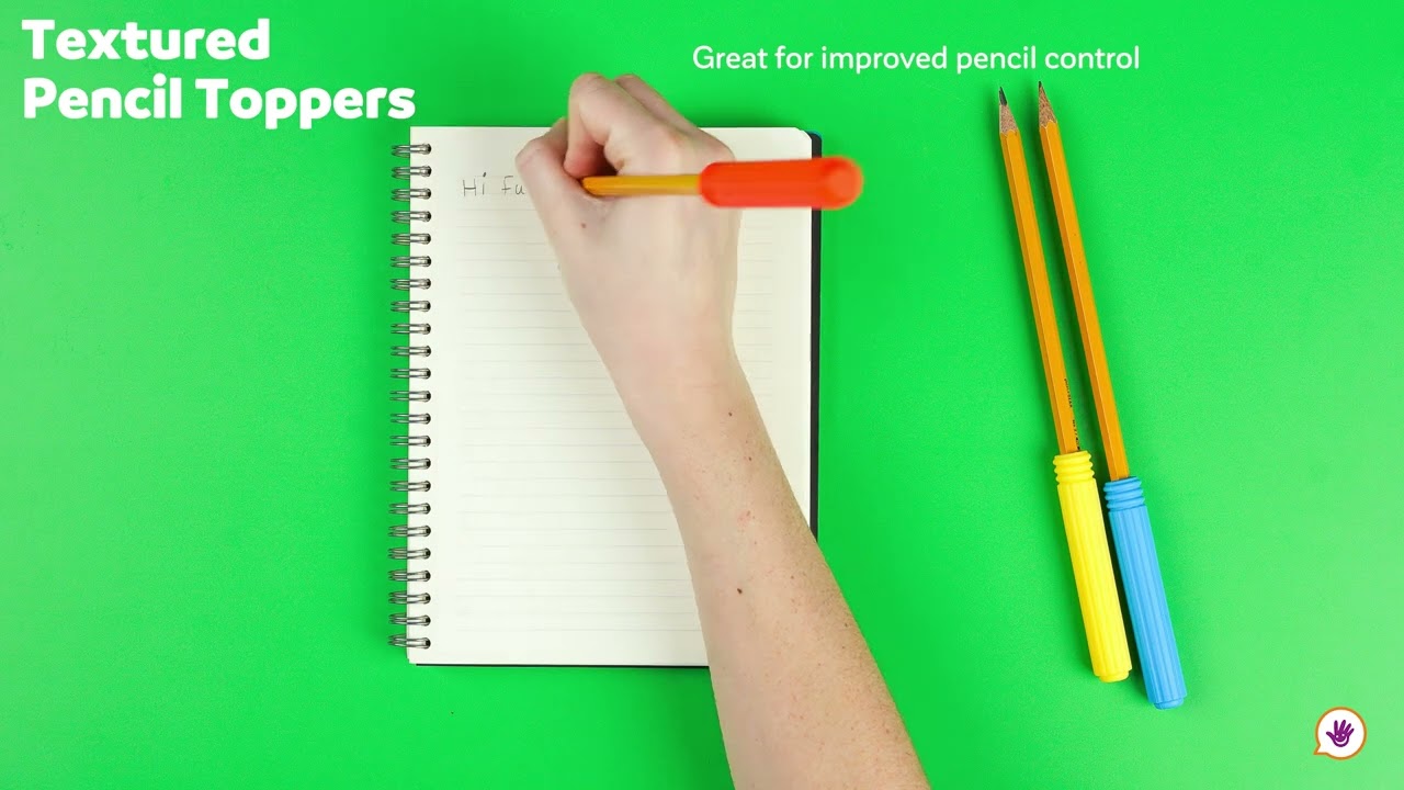 Fidget and Chew Textured Pencil Toppers