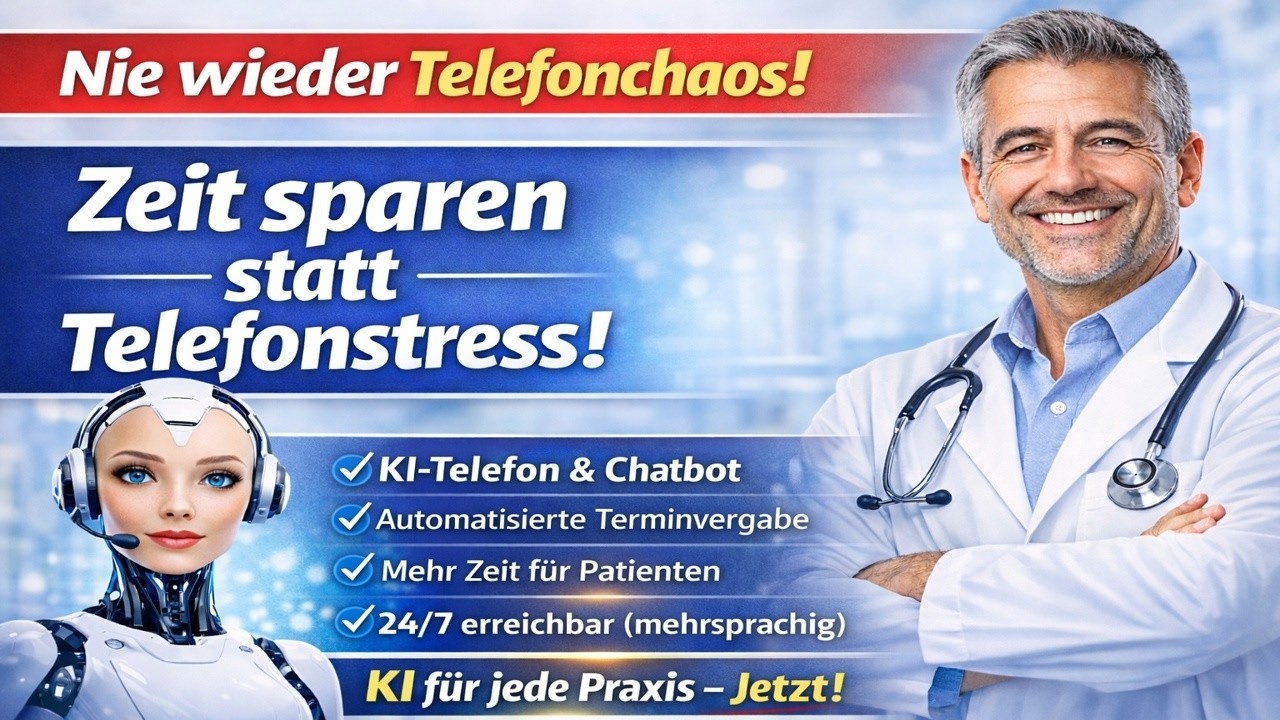KI-Telefonassistent für Arztpraxen – Termine automatisch buchen & 24/7 erreichbar