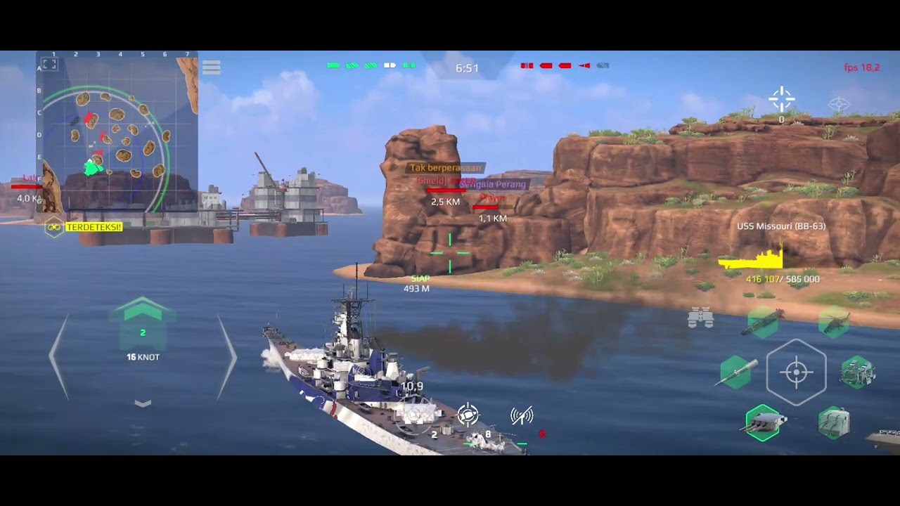 Gameplay USS Missouri (sorry ngelek ☺️☺️)