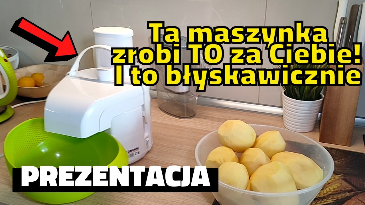 ➡️Jak zetrzeć ziemniaki na placki szybko i bez kaleczenia palców? Maszynka do tarcia ziemniaków!