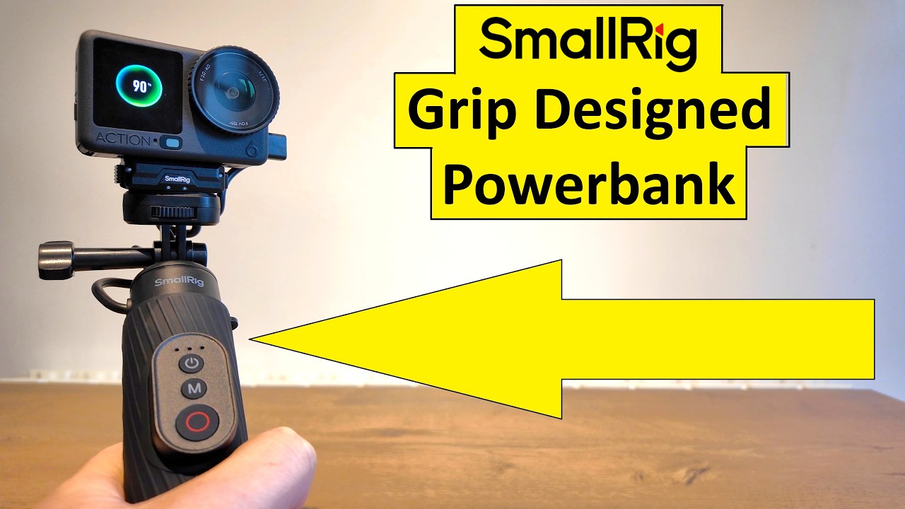 DJI Osmo Action 6 | Power Bank, разработанный SmallRig Grip | Портативный источник питания для вс...