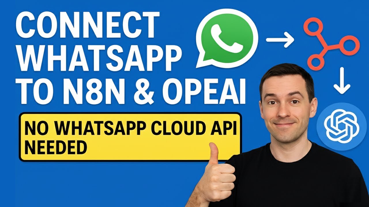 Создайте чат-бот WhatsApp с искусственным интеллектом с помощью n8n за 5 минут | Облачный API не ...
