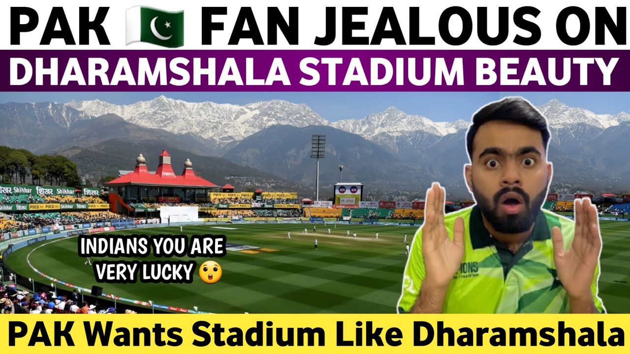 Pakistani Fans Jealous on Dharamshala Stadium Beauty | Pak Fans Wants Stadium Like Dharamshala |