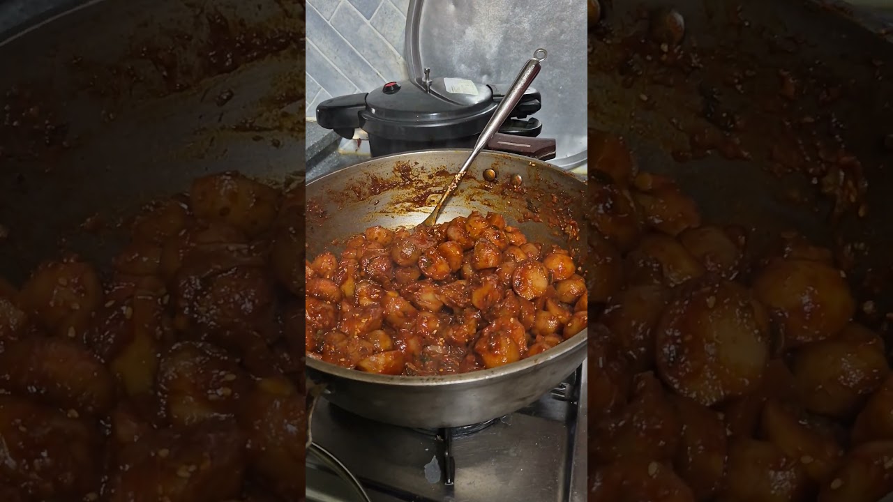 80살엄마 현순네엄마 매운감자쪼림