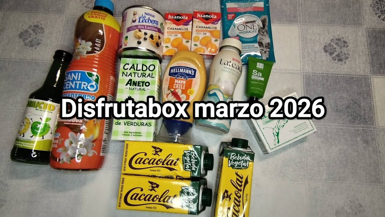 Disfrutabox marzo 2026+enlace de 12,95€