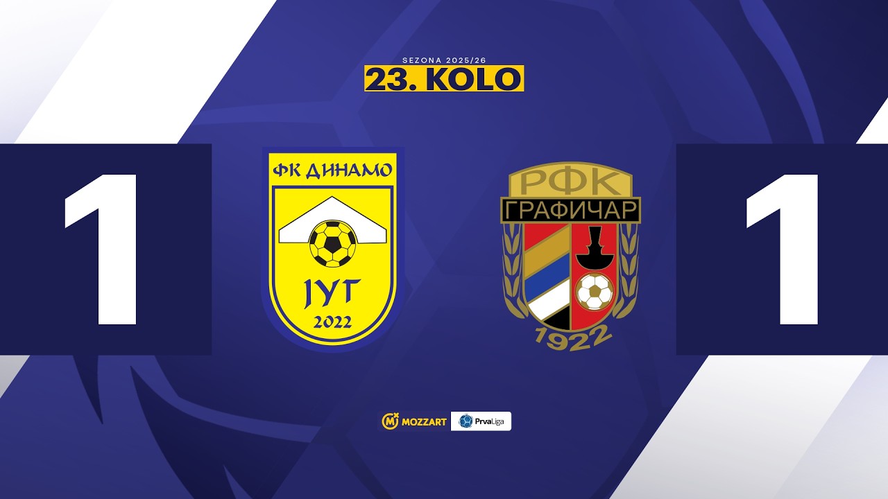 MBPLS 2025/26 - 23.Kolo: SU DINAMO JUG – RFK GRAFIČAR 1:1 (0:1)