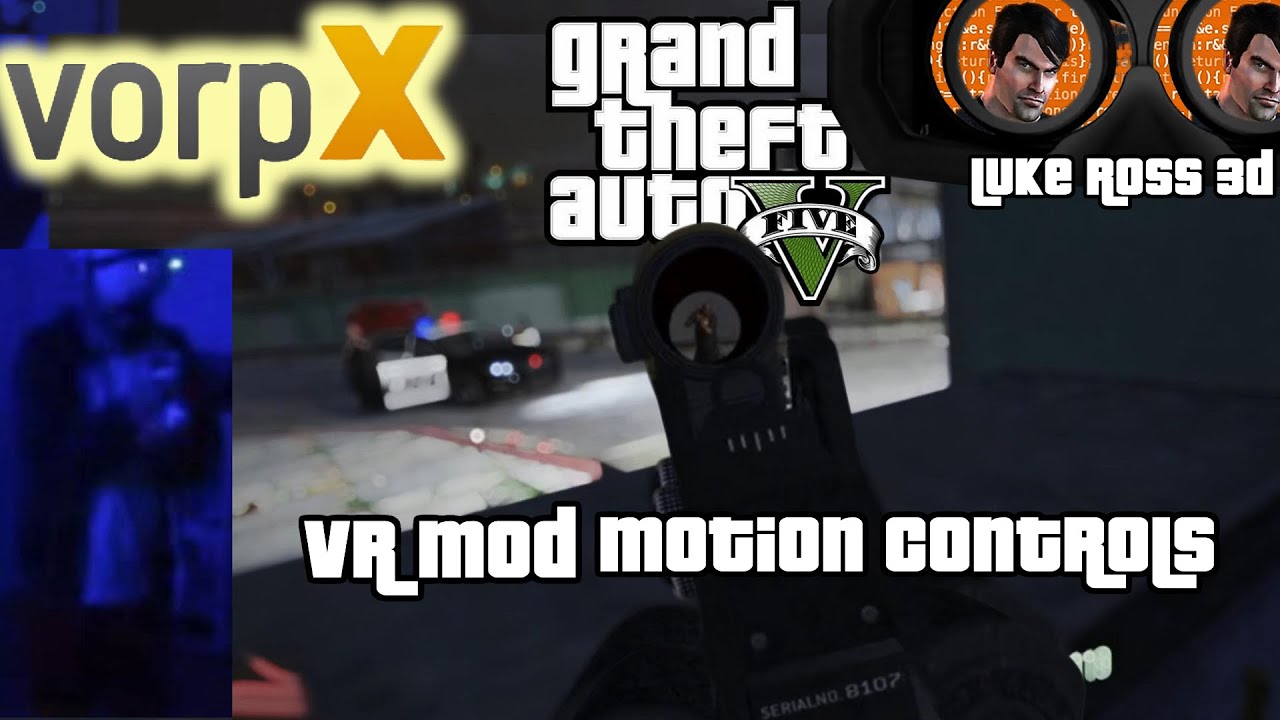 This is GTAVR 2025 (VorpX) motion controls mixed with luke Ross Real VR mod