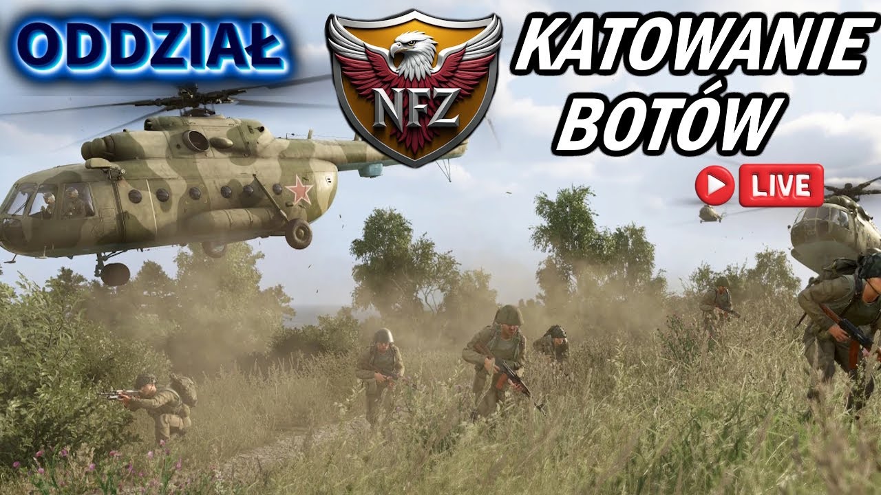 ARMA REFORGER Katowanie Botów I 52 I ⚔️ Oddział NFZ