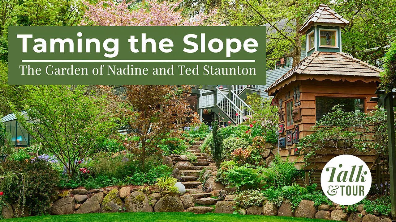 Talk & Tour: Gardening on a Slope 🌲 Tour a Vancouver Garden in Spring! #gardentour #gardendesign